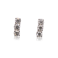 Orecchini Recarlo Donna in Oro bianco Diamante 1.14 Ct ZR532/100 - ZR532/100